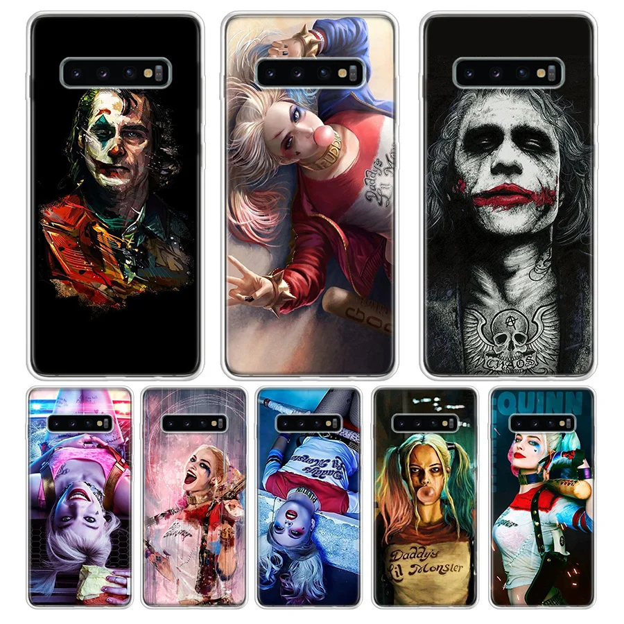 Чехол для телефона Harley Quinn Samsung Galaxy S7 S8 S9 Plus J4 J6 J8 2018 Edge Note 8 9 10 чехол накладка Мягкий