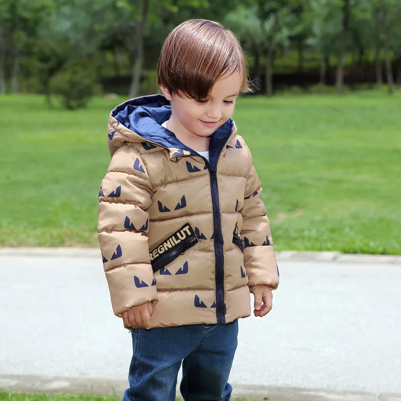 Новинка года; сезон осень-зима; Детский пуховик из хлопка для детей 1-10 лет; ветровка для мальчиков и девочек; YK4035
