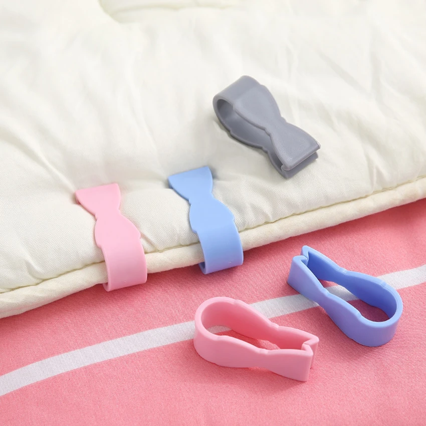 Pcs Clips No Pins Quilt Fixer Clip Non-slip Comforter Fastener Gripper Bed Quilt - Clothes Pegs - AliExpress