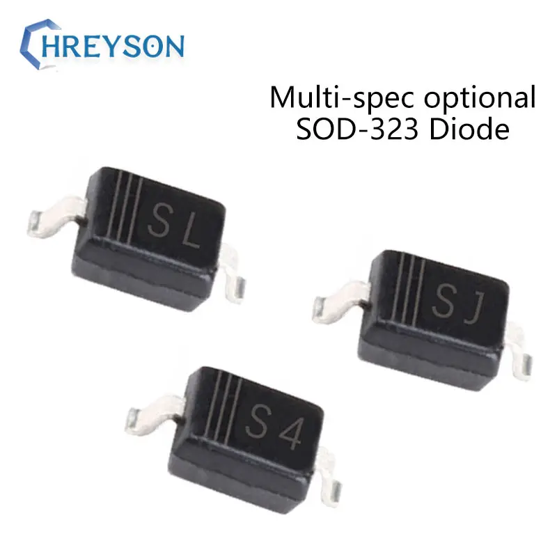 100Pcs SMD Fast Switching Diode 1SS355 A 1N4148WS T4 1N5819WS S4 1N5819 100V SOD-323 Electronic Components | Электронные