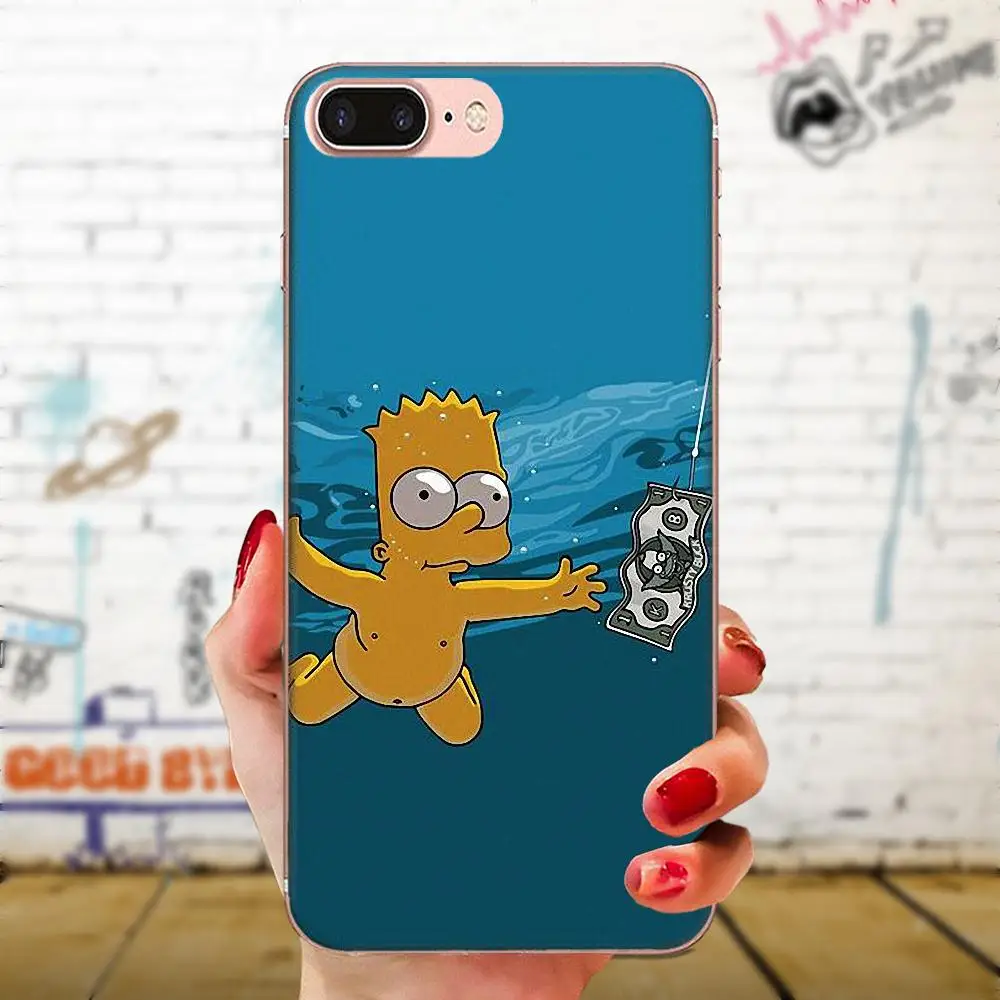 as picture Симпсон для Apple iPhone 11 Pro X XS Max XR 4 4s 5 5C 5S SE 6 6S 7 8 Plus Роскошный чехол для сотового телефона - Цвет: as picture