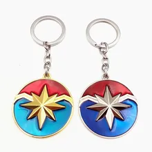 По мотивам фильмов продукция Марвел Капитан логотип пятиконечная звезда бренд брелок сплав кулон внешней торговли алиэкспресс Лидер продаж