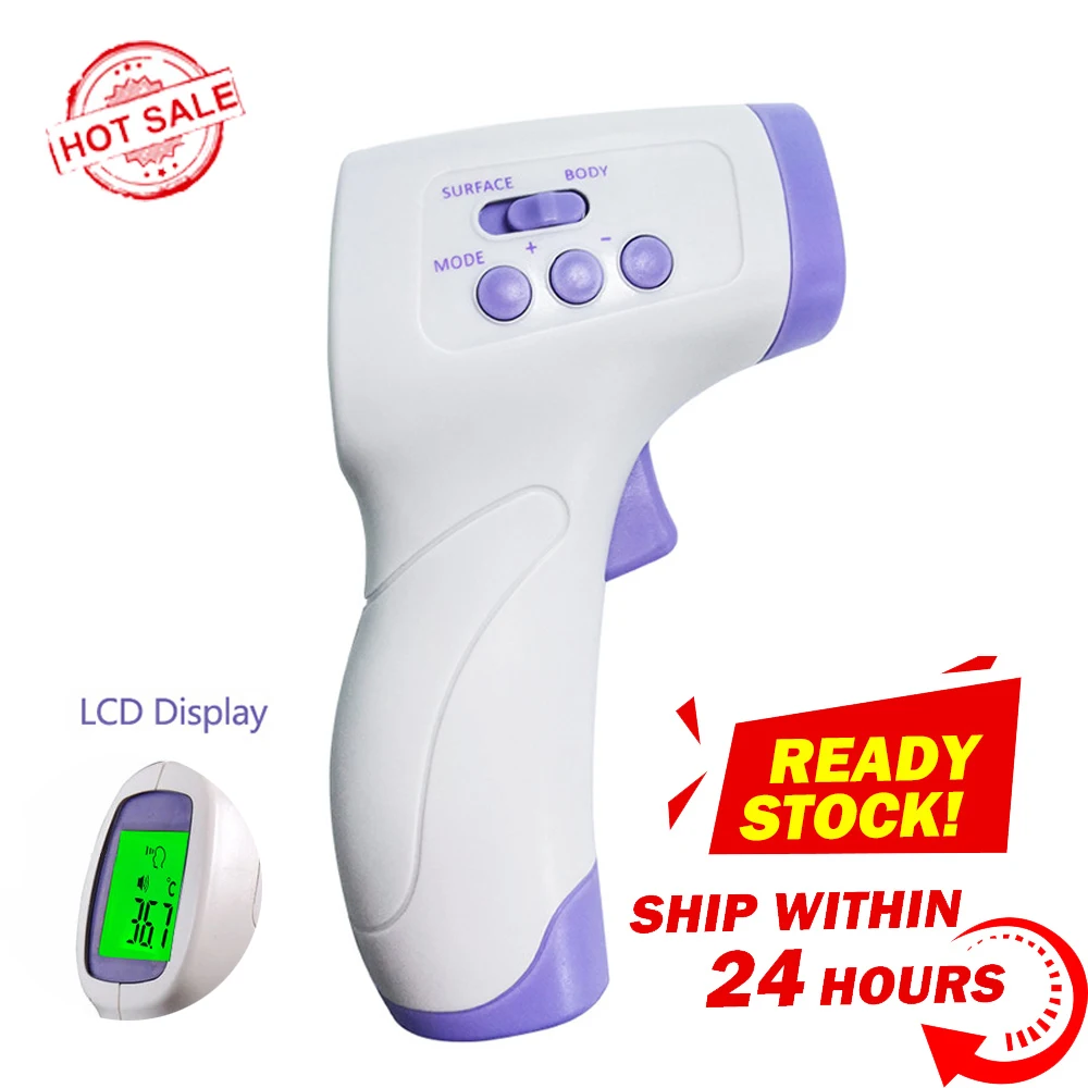 

Digital Infrared Thermometer Forehead Temperature Non-contact Measurement Muti-fuction Infrared Thermometer for Kids Adults