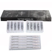 40PCS/Set RM+FT Tattoo Needles Tips Mixed Professional Tattoo Needle Disposable Plastic Tattoo Tips With Box Body Art Tool