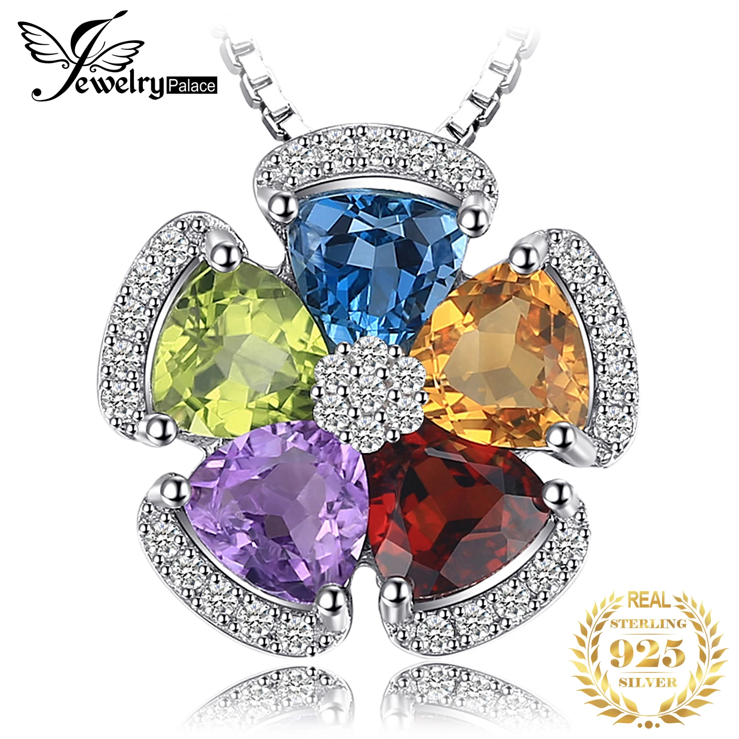 Jewelrypalace 2.6ct Genuine Blue Topaz 