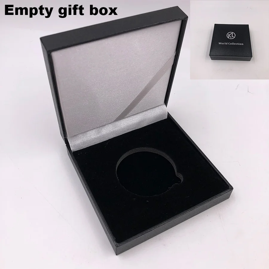 Box 2011 польская монета сувенир Посеребренная монета для коллекции монета для подарка - Цвет: Box