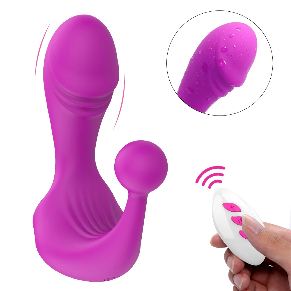 Беспроводной удаленный Анальный вибратор для женщин и мужчин Стимулятор точки G