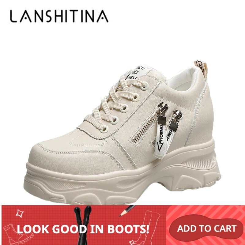 

2019 New British Thick Bottom Snow Boots Women Lace Up Martin Boots Woman Platform Ankle Military Boots Warm Fur Winter Sneakers