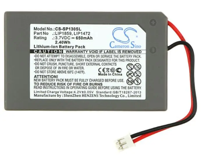 Cameron sino 650mah аккумулятор для SONY playstation 3 SIXAXIS PS3 LIP1472 LIP1859 игра, psp, NDS батарея