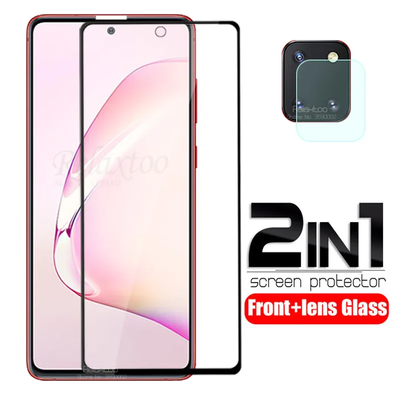 

2 in 1 camera lens protective Glass For samsung Galaxy note 10 lite note10 light 10lite SM-N770F/DS N770F 6.7" safety armor Film