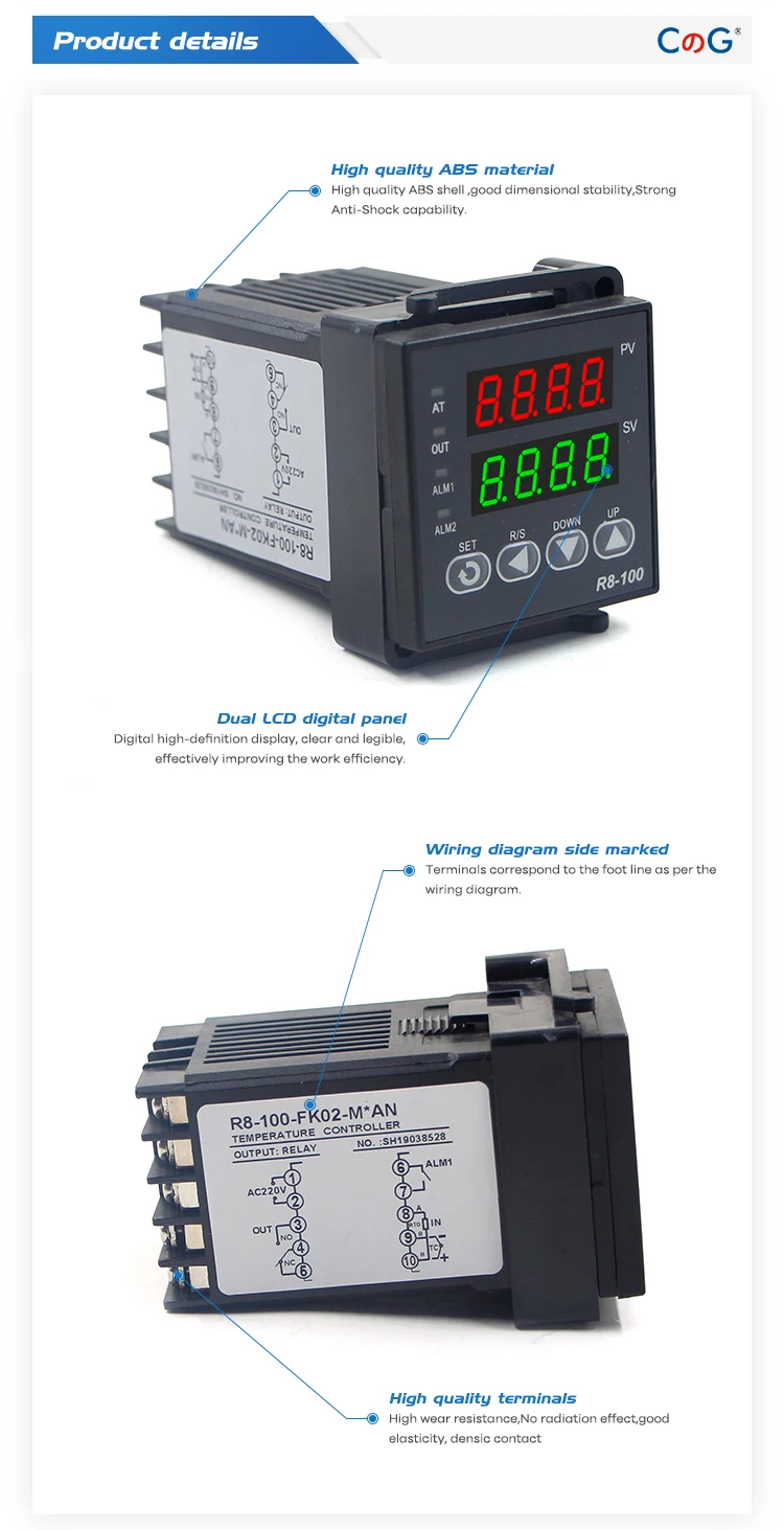 CG несколько входов K J PT100 выход PID 4-20mA 0-10 В 220VAC 48*48 48*96 72*72 96*96 мм цифровой Интеллектуальный контроллер температуры