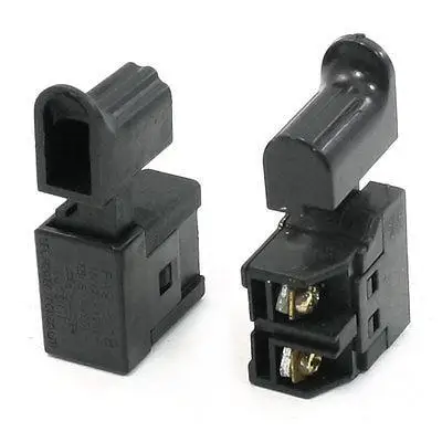 

2Pcs Power Tool Momentary Trigger Switch SPST AC250V/6A AC/125V/12A FA2-6/1B