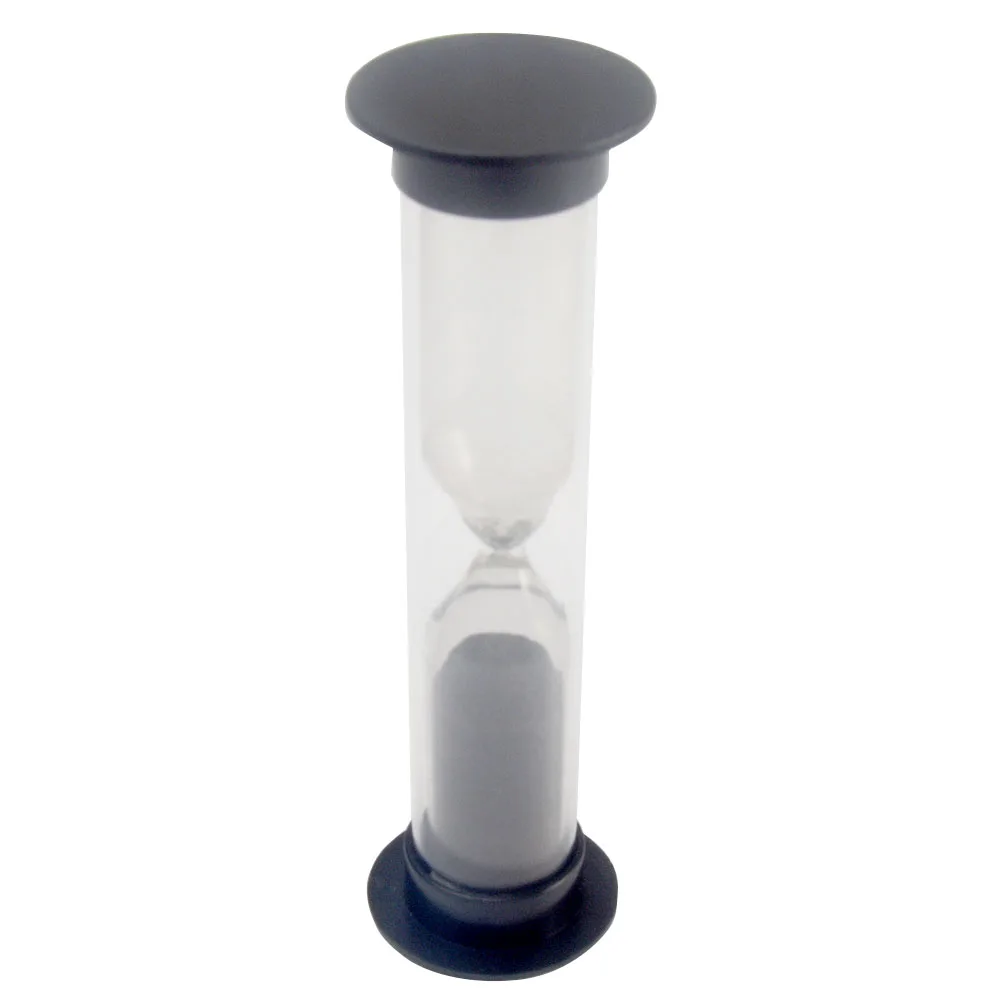black 2/3/5/10 минут Мини Песочные часы Hour Стекло таймер часы домашнее декоративное стекло час Стекло таймер часы украшения дома - Цвет: black