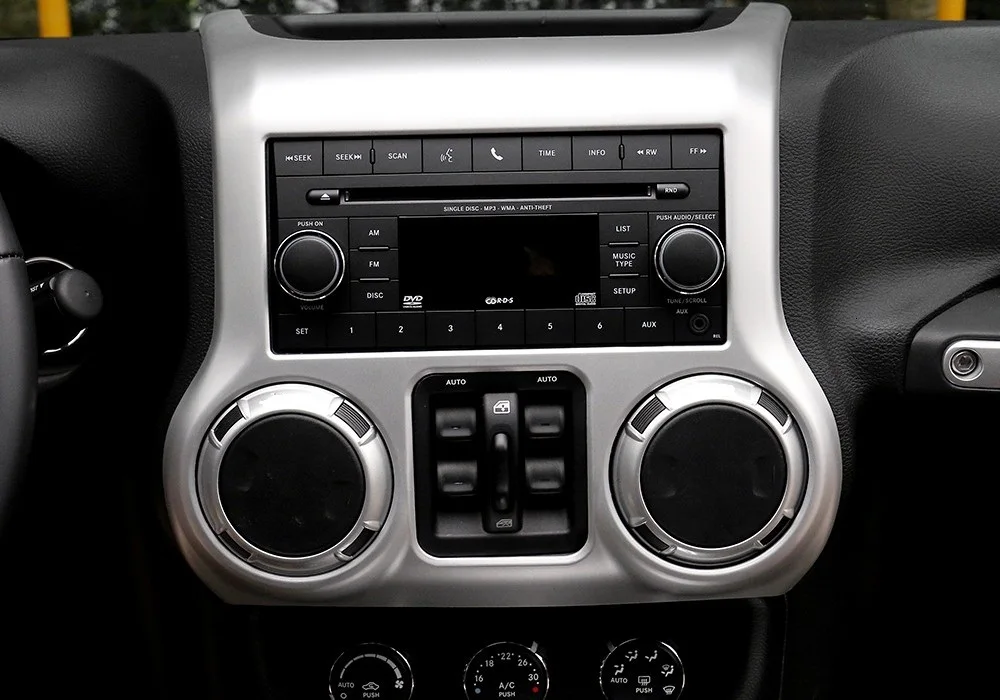 BAWA центральной приборной панели центр приборной панели наклейки для Jeep Wrangler JK 2011- аксессуары для интерьера