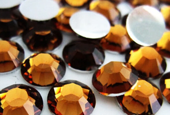 

Free shipping~! Topaz Zircon Color Resin lace Flatback beads for Nail Art/Garment/Decoration.2mm ~6mm