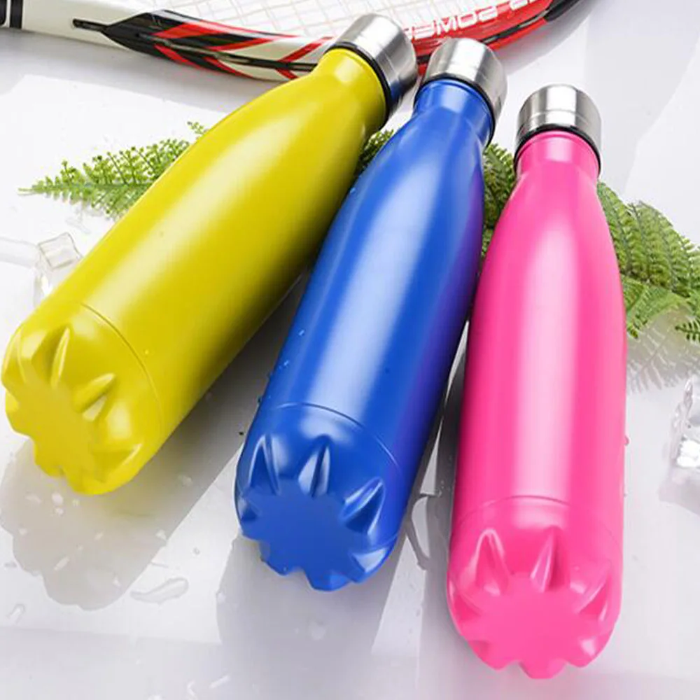 Stainless Steel Thermos Vacuum Insulated Cola Cup Bottle For Water Bottles Double-Wall Outdoor Travel Drinkware Gym Sports Flask