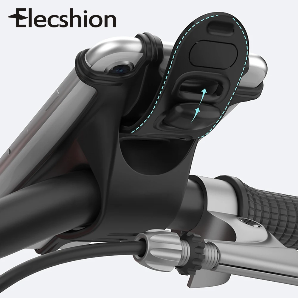 

Riding Bike Holder For Phone Motorcycle Mobile Phone Stand Outdoor Straps For iPhone Samsung 4.0-6.5 Inch Mount Bicycle Bracket