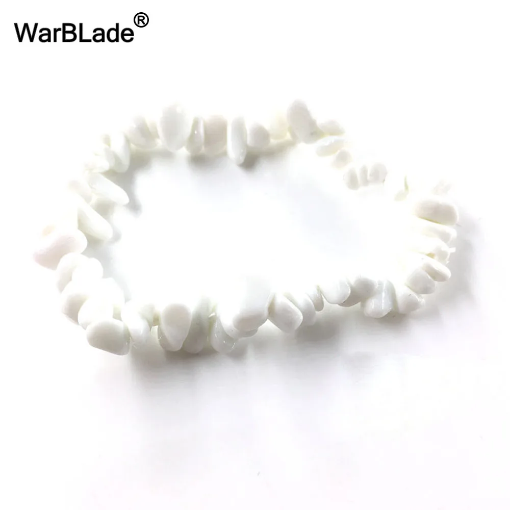 opal stone WarBLade натуральный камень браслет чип бусины, камешки 10 шт. Amazon Кристалл Коралл кварцевые бусины браслеты для женщин ювелирные изделия - Окраска металла: opal stone