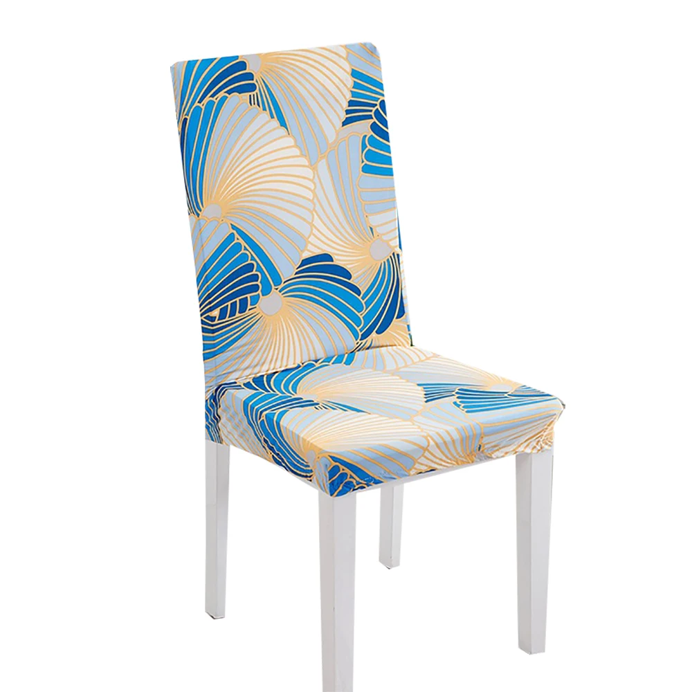 Lychee Christmas Elk Elastic Chair Cover Stretch Colorful Chair Covers For DIY Home Kitchen Wedding Birthday Party