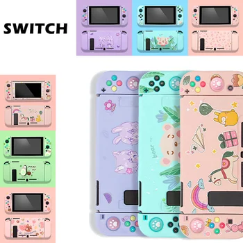 

Cartoons Painted Switch Protective Case TPU Soft Shell NS JoyCon Controller Cover Sleeve For Nintendo Switch Accessories