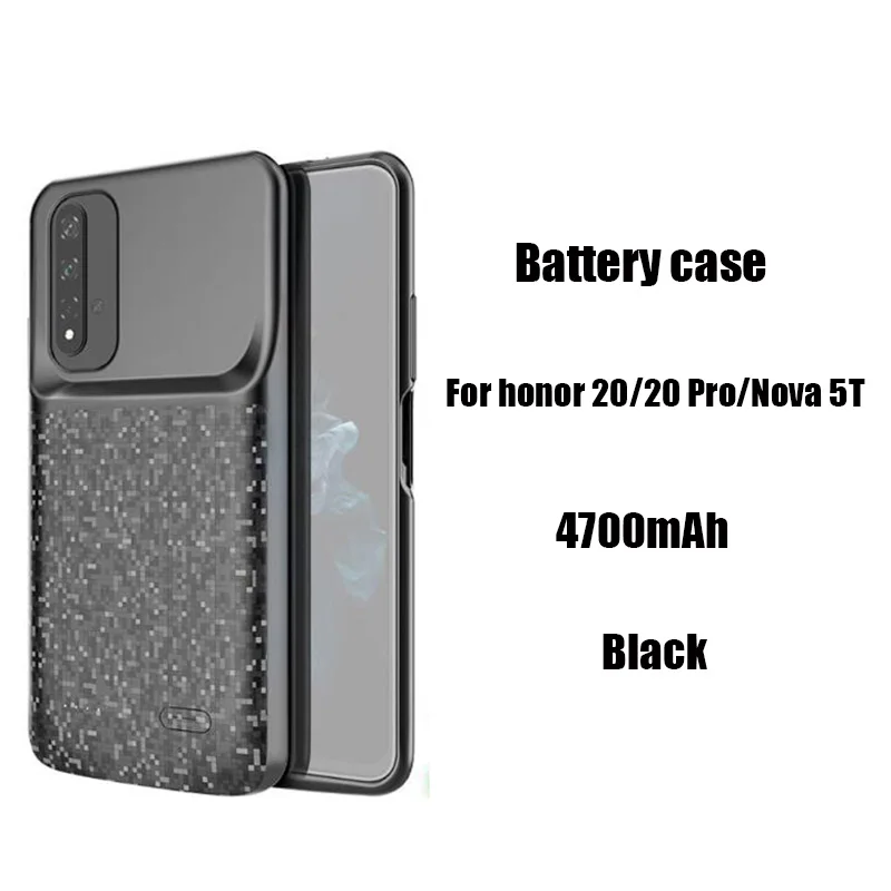 Чехол аккумулятор Newdery для Huawei Honor 10 honor 20/20 pro Nova 5T power case Lite 2019 P Smart 4700 мАч|Чехлы с