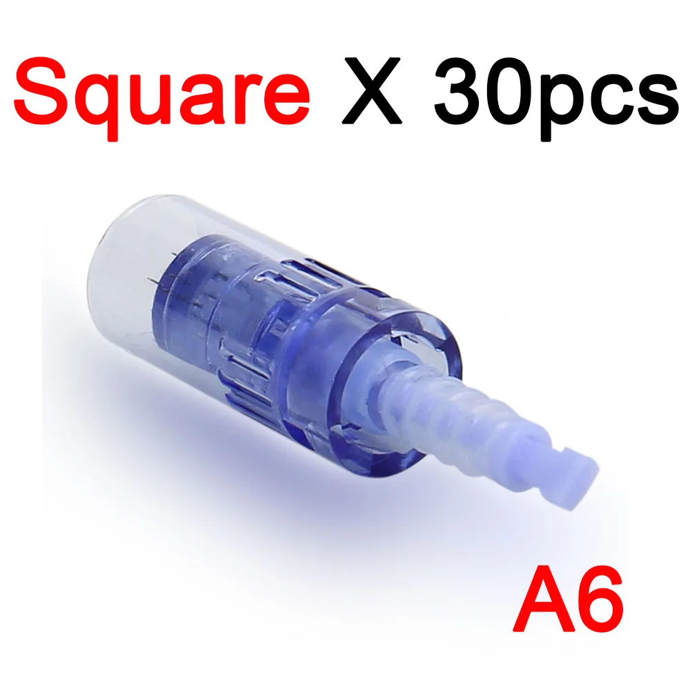 30pcs Square 30 PCS 9/12/36/42 Pin Cartridges Tattoo Needles for Dr Pen Anti Aging Micro-needles Replaced Cartridge for Meso Derma Pen - Габаритные размеры: 30pcs Square