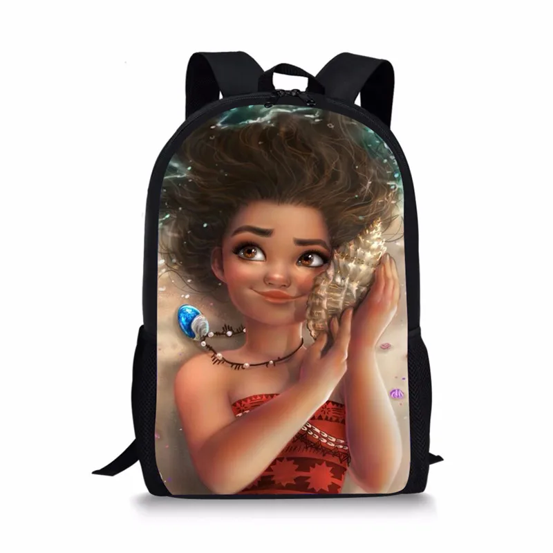 NOISYDESIGNS African Backpack Cartoon African Black Girls Print School Bag Kids Cute Book Bag Teenager Girls Schoolbags Mochila - Цвет: Z4901C