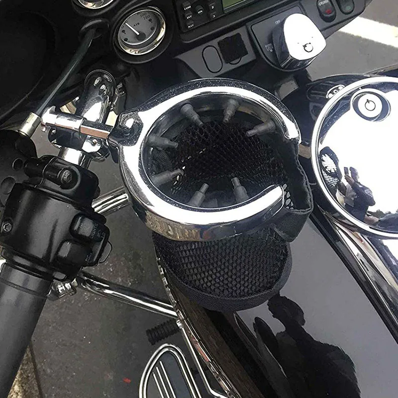 Держатель для стаканчиков мотоцикла держатель для напитков для Yamaha Suzuki Honda Kawasaki индийская Виктория Ducati Triumph с 7/8 дюймов или 1 дюймов ручной