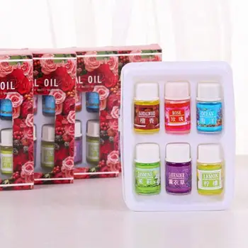 

6 Pcs Essential Massage Aroma Oils Rose Lavender Essential Oils For Aromatherapy Diffusers Massage Fragrances Lemon Ocean Oil