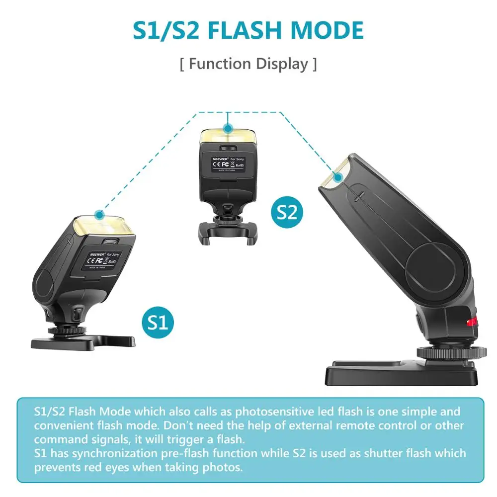 Neewer NW320 TTL LCD Дисплей Вспышка Speedlite для sony a9 a7III a7RIII a7II a7RII a7SII a7 a7R a7S a6500 a6300 a6000 a77II