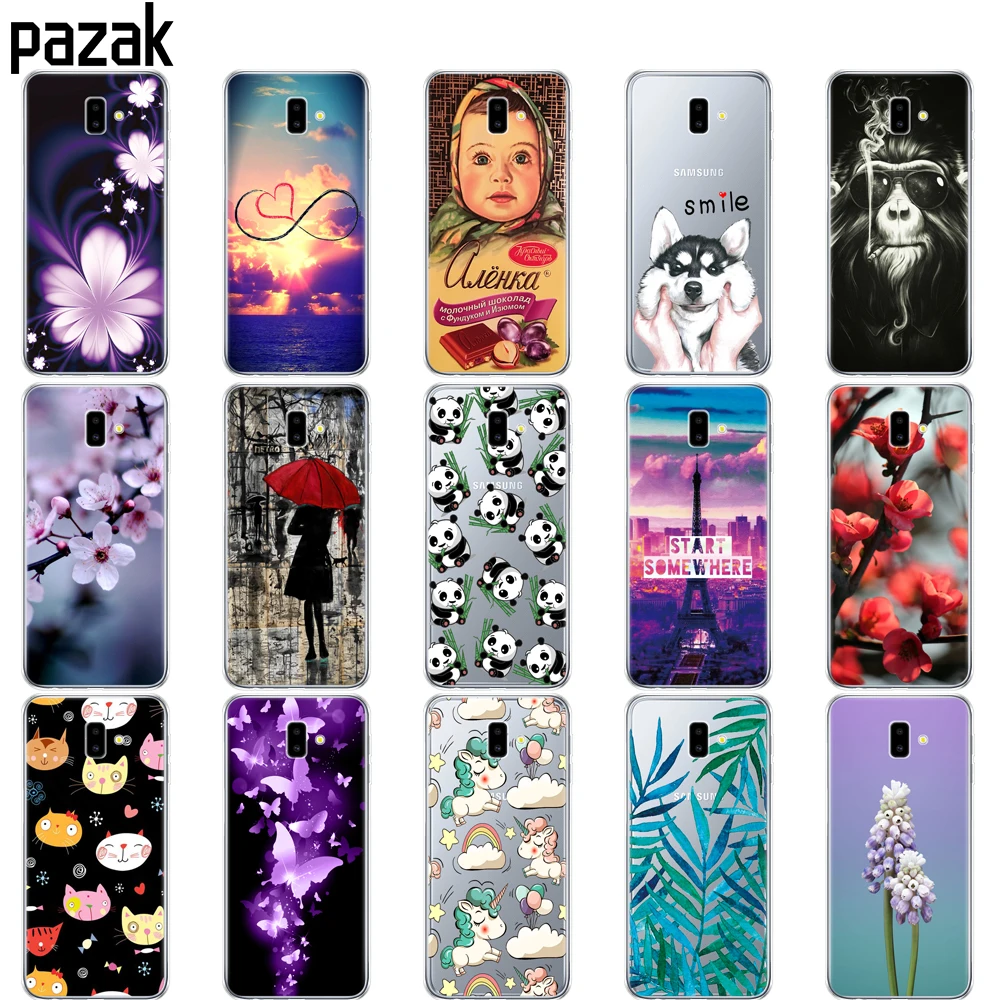 Custodia In Silicone Per Samsung J6 Plus Custodia Morbida In Tpu Per Samsung Galaxy J6 Plus 2018 J6 J 6 Plus J610 J610F Capas Per Telefono