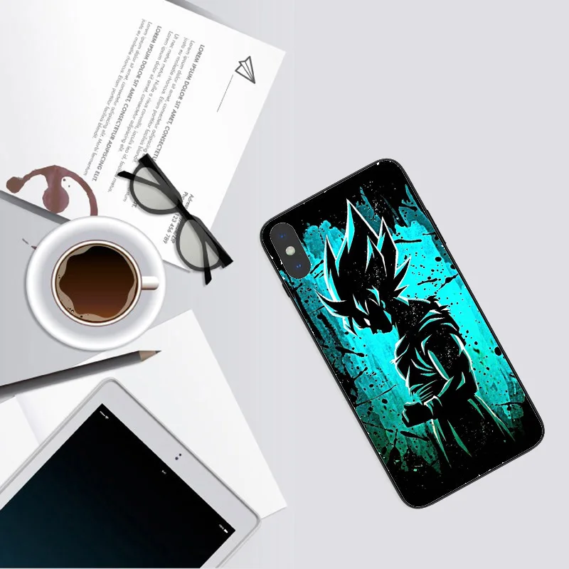 Dragon Ball Super Zoon Goku Черный силиконовый чехол для телефона для iPhone 11 11PRO MAX X 5 5S 6 6splus 7 8 Plus XR XS MAX - Цвет: TPU