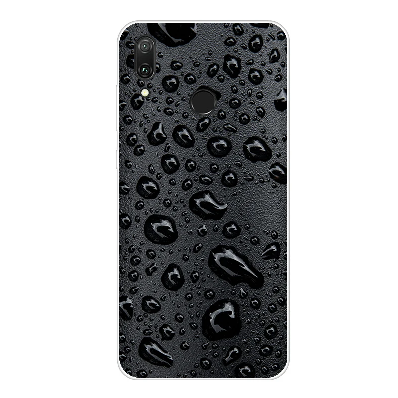 Светло-фиолетовый Чехол для Huawei Y7 чехол мягкий TPU Coque для Huawei Y7 чехол силиконовый корпус телефона Fundas для Huawei Y7 чехол Capa - Цвет: Светло-фиолетовый