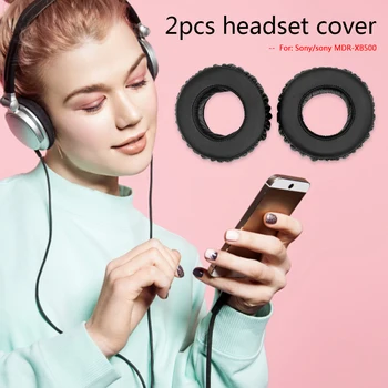 

JZF-326 2pcs Ear Pads Lightweight Earphone Part Cushion Cups Easily Carrying for SONY MDR-XB500 Headphones Earpad Cover