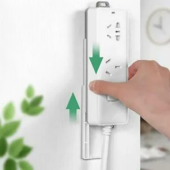 

1/6PCS Wall Hanging Patch Panel Wall Storage Plug Extension Socket Holder