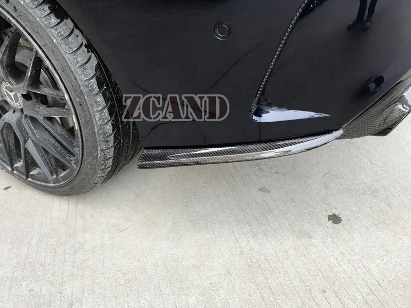 Смешанный стиль углеродного волокна задний бампер сплиттер для Mercedes Benz CLA W117 CLA250 CLA260 CLA45 AMG 2013