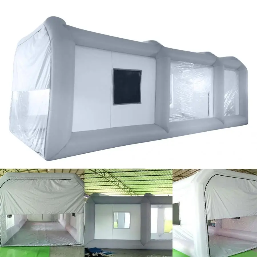 Аксессуары automovil 8x4x3 м Съемная надувная Автомобильная покрасочная камера палатка кабина с 2 воздушным насосом 110 В США вилка автомобилей