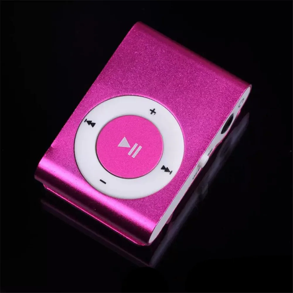 Самый дешевый usb металлический мини-клип mp3-плеер Спортивный Портативный музыкальный цифровой TF/SD слот-плеер mp 3 плеер карта работает цифровой