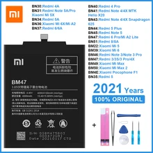 Phone-Battery Note BN30 Xiaomi Redmi Bn34-Bm22 BM47 Original for 5/A 5a/6-Pro 5-6-6x/mi