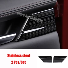 Аксессуары из нержавеющей стали для Mazda 3 Axela, внутренняя ручка для задней двери автомобиля, накладная накладка, накладка, наклейка для автомобиля, 2 шт