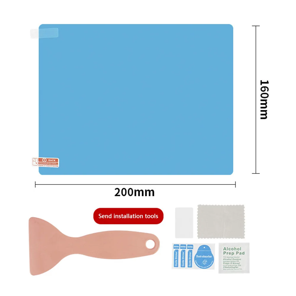 Película impermeable antiniebla transparente, paquete de 2 protectores de lluvia, película de vidrio para ventana lateral de coche, película protectora para ventana lateral de coche