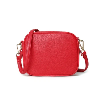 

Trendy Women's Bags New Explosion Models Solid Color PU Messenger Bags Women's Crossbody Ladies Shoulder Bags Small Square Bags