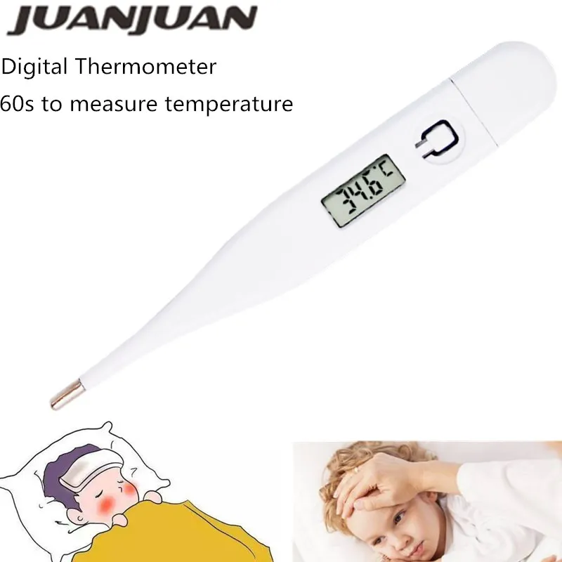 Цифровой бытовой термометр электронный инструмент для измерения температуры Дети Ребенок Взрослый жар градус уход температура тест 20