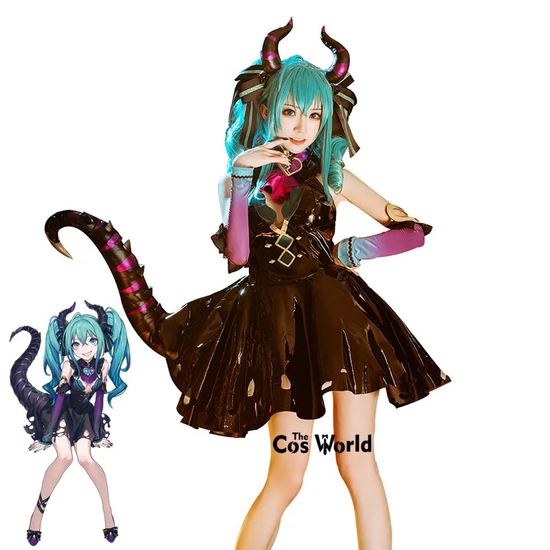 Наряды для косплея из аниме Мику лапша стоппер злодей Маленький Дьявол |