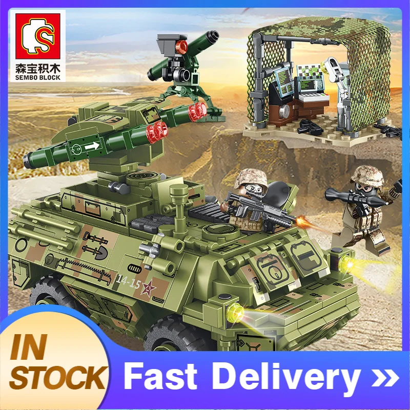 SEMBO 105656 616 шт MOC Technic серия железная кровь тяжелое оборудование строительные блоки