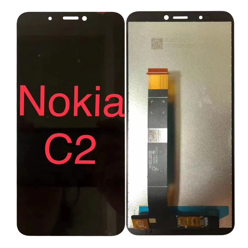 ЖК-дисплей с сенсорным экраном и дигитайзером в сборе для Nokia C1 TA-1165 C1PLUS TA-1312 C2