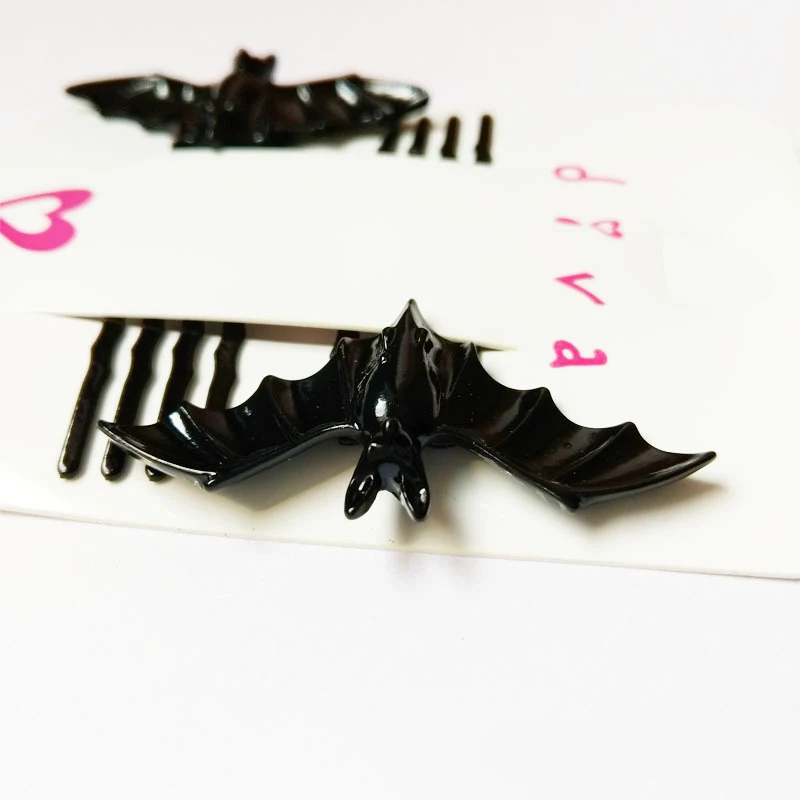 Black Bat Hairpin Image 4