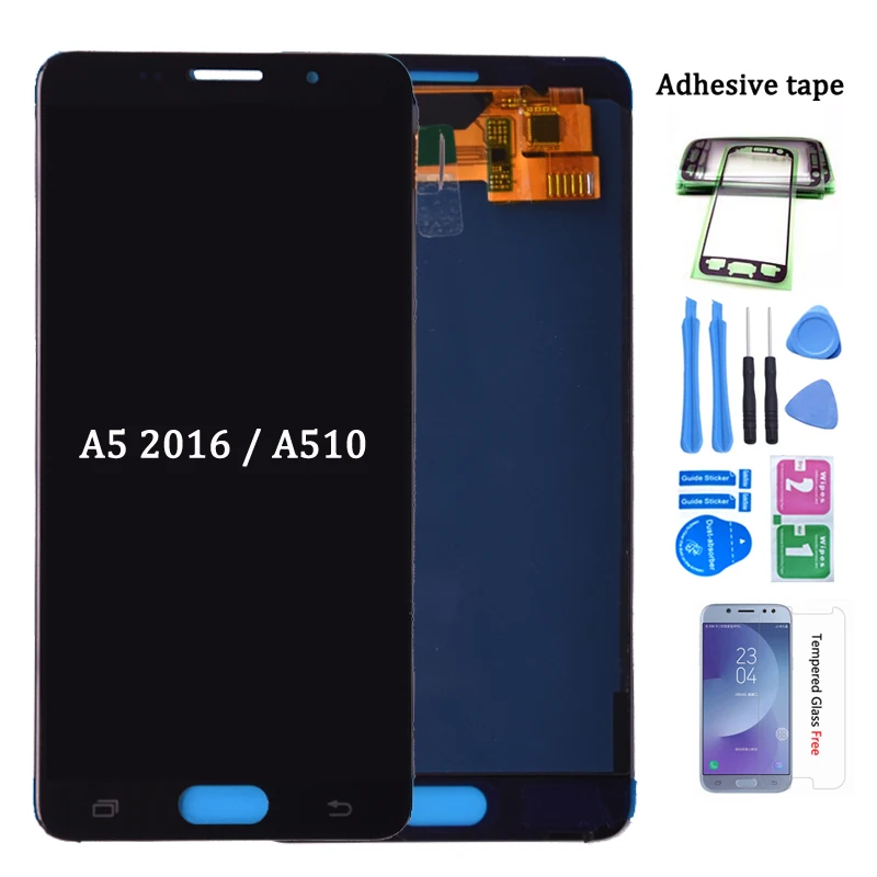ЖК дисплей с дигитайзером сенсорного экрана для SAMSUNG Galaxy A5 2016 A510 A510FD A510F A510M 100%