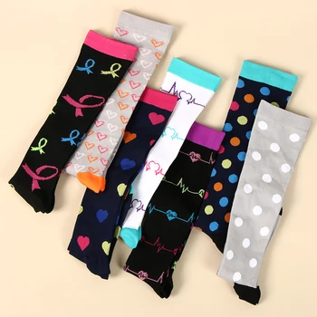 

High Elastic Unisex Leg Support Stretch Socks Professional Leg Shaper Protection Long Socks for Men and Women Compression Socks