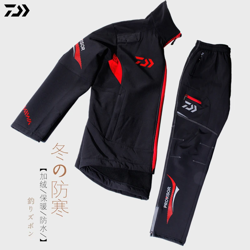 

Fishing Jersey Men Autumn Winter Daiwa Fishing Suit for Camping Waterproof Outdoor Cycling Soprts Windproof Fly Fishing Clothes